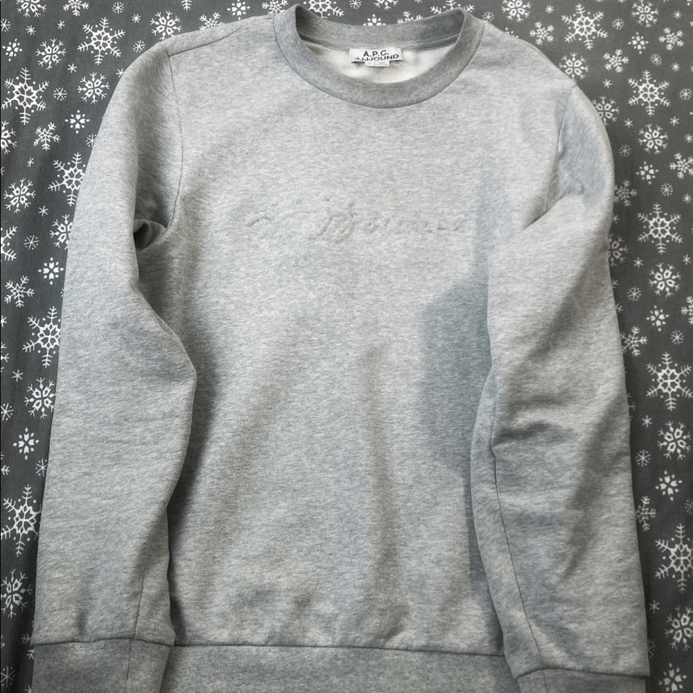 APC Heather Grey Sweater